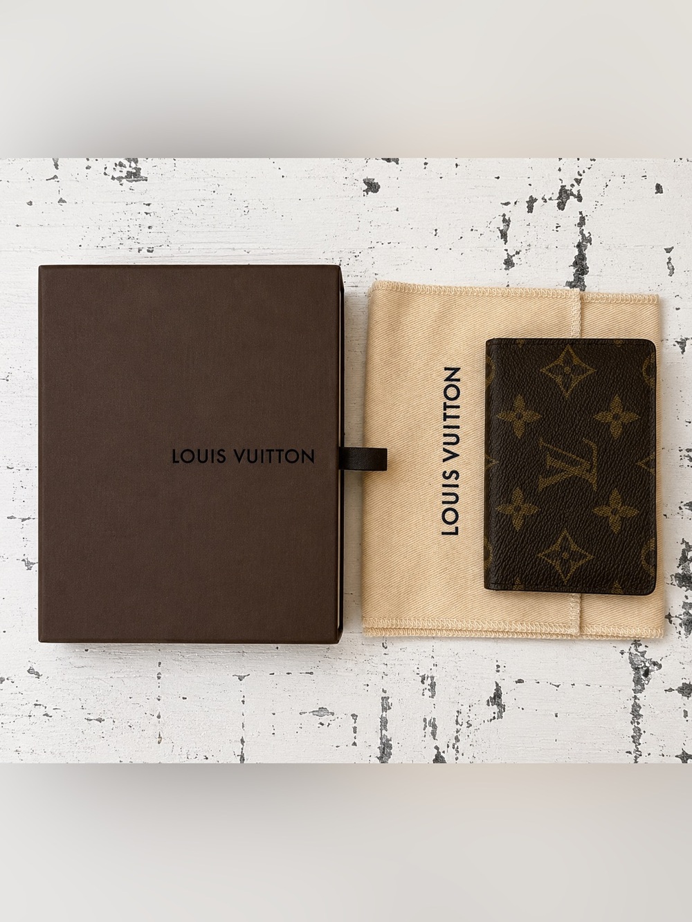Louis Vuitton Monogram Card Holder Wallet w/ Dust Bag & Box - Picture 2 of 6